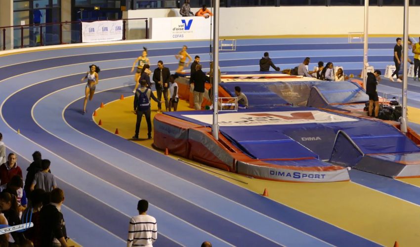 400m – Finale 1 – JUF – Championnat Régionaux Indoor 14/01/2017 – Eaubonne