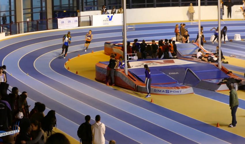 400m – Finale 2 – JUM – Championnat Régionaux Indoor 14/01/2017 – Eaubonne