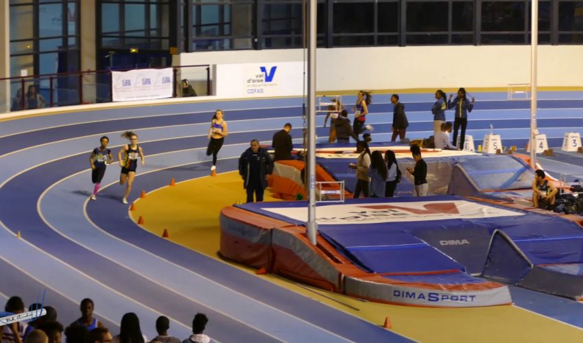 400m – Finale 4 – JUF – Championnat Régionaux Indoor 14/01/2017 – Eaubonne