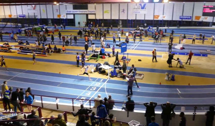 400m – Finale 5 – JUM – Championnat Régionaux Indoor 14/01/2017 – Eaubonne