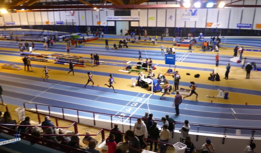 400m – Finale 6 – JUF – Championnat Régionaux Indoor 14/01/2017 – Eaubonne