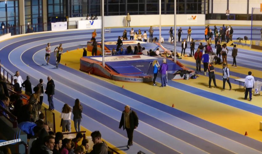 400m – Finale 6 – JUM – Championnat Régionaux Indoor 14/01/2017 – Eaubonne