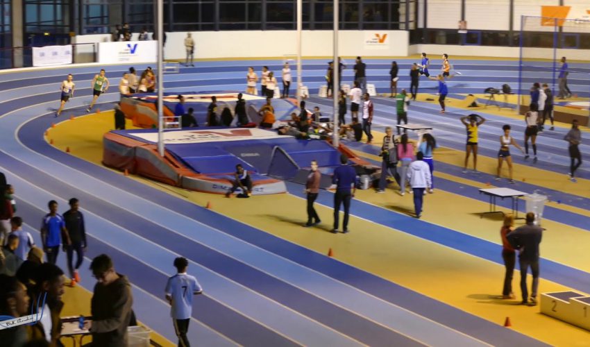 400m – Finale 8 – JUM – Championnat Régionaux Indoor 14/01/2017 – Eaubonne