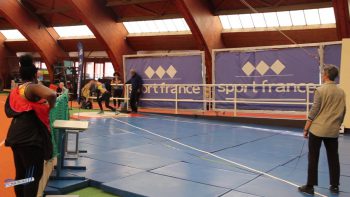 Poids – Essais 1 – JUF – Championnat Régionaux Indoor 15/01/2017 – INSEP