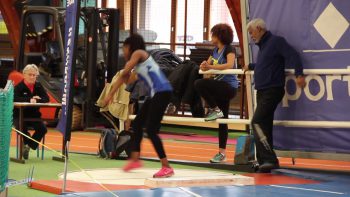Poids – Essais 2 – JUF – Championnat Régionaux Indoor 15/01/2017 – INSEP