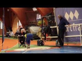 Poids – Essais 3 – JUF – Championnat Régionaux Indoor 15/01/2017 – INSEP