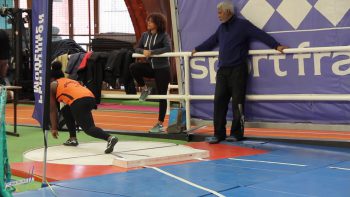 Poids – Essais 4 – JUF – Championnat Régionaux Indoor 15/01/2017 – INSEP