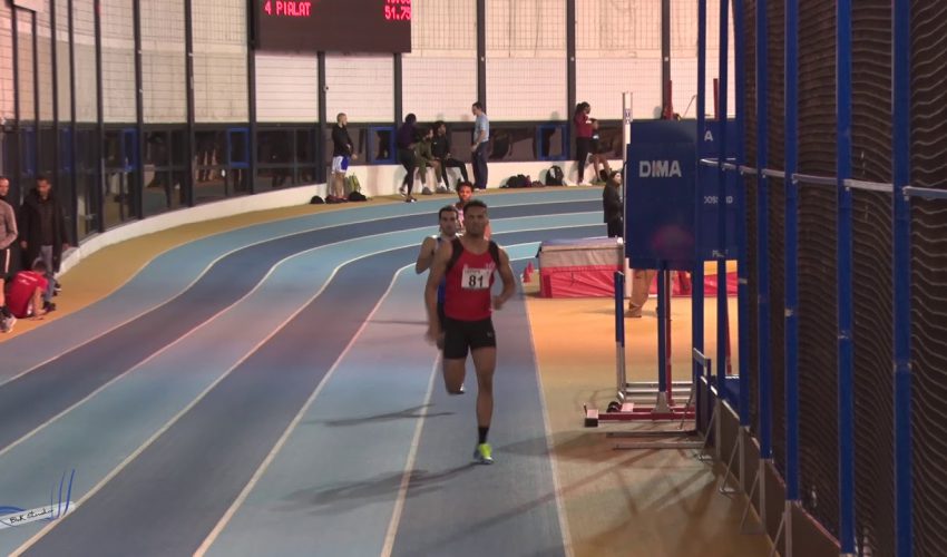 400m – Finale 2 – SEM – Championnat Regionaux 20/01/2018 – Eaubonne