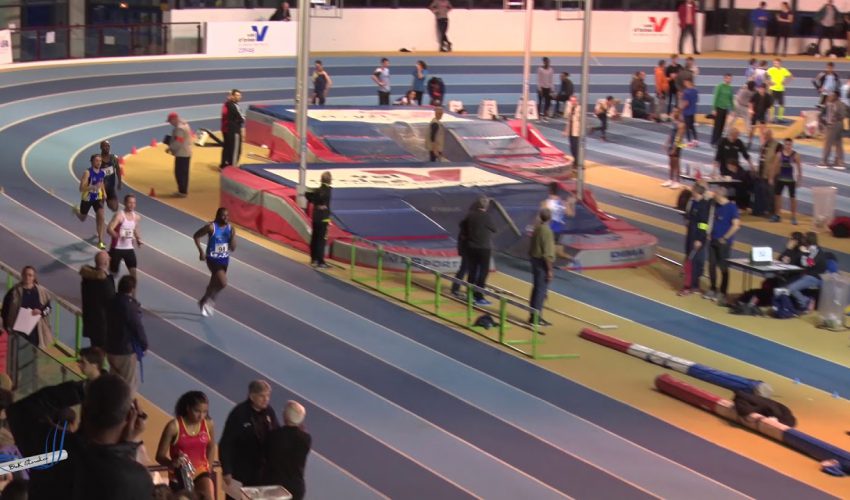 400m – Finale 7 – SEM – Championnat Regionaux 20/01/2018 – Eaubonne