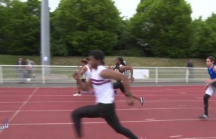 100m – Finale 1 – TCM – Meeting de Villejuif 28/04/2018 – Villejuif
