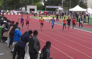 100m – Finale 10 – TCM – Meeting de Villejuif 28/04/2018 – Villejuif