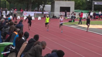 100m – Finale 11 – TCM – Meeting de Villejuif 28/04/2018 – Villejuif