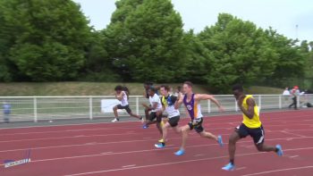 100m – Finale 7 – TCM – Meeting de Villejuif 28/04/2018 – Villejuif