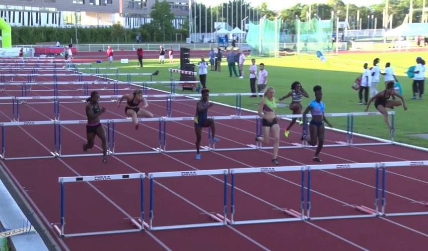 100m Haies – Finales A – Meeting National 1 de Cergy-Pontoise – 22/06/2018 – Cergy-Pontoise