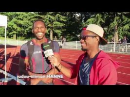 Interview Mamoudou-eliman HANNE 400m Meeting National 1 Cergy-Pontoise