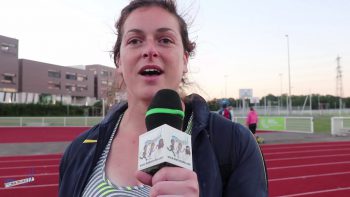 Interview Melanie PINGEON Disque Meeting National 1 Cergy-Pontoise