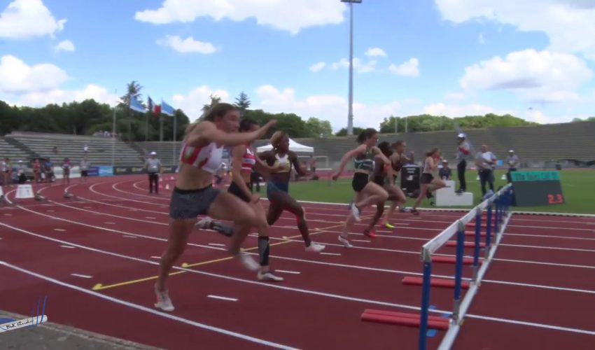 100m Haies – Demi Finale 1 – CAF – Championnats de France Jeunes CA JU – 21/07/2018 – Bondoufle