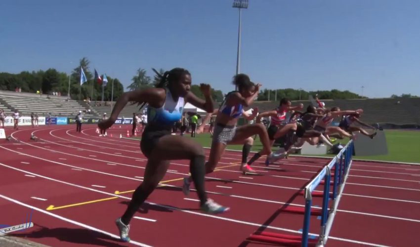 100m Haies – Serie 2 – CAF – Championnats de France Jeunes CA JU – 21/07/2018 – Bondoufle