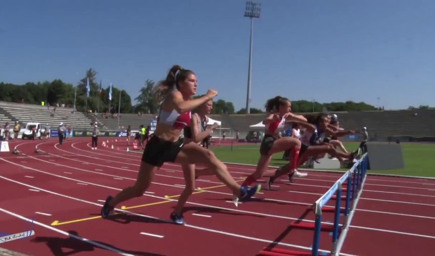 100m Haies – Serie 3 – CAF – Championnats de France Jeunes CA JU – 21/07/2018 – Bondoufle