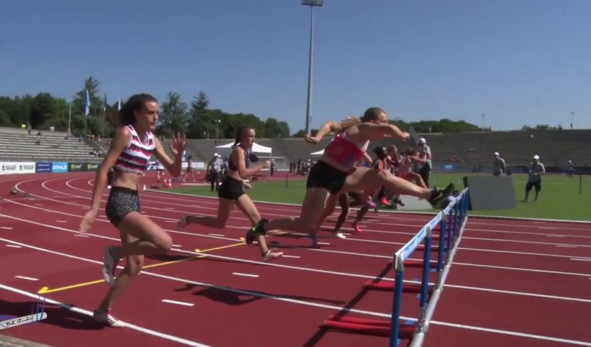 100m Haies – Serie 4 – CAF – Championnats de France Jeunes CA JU – 21/07/2018 – Bondoufle