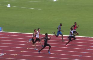 100m – Serie 1 – CAM – Championnats de France Jeunes CA JU – 20/07/2018 – Bondoufle