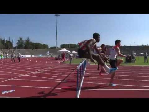 110m Haies – Serie 2 – CAM – Championnats de France Jeunes CA JU – 21/07/2018 – Bondoufle