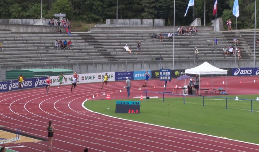 400m – Finale – JUM – Championnats de France Jeunes CA JU – 21/07/2018 – Bondoufle