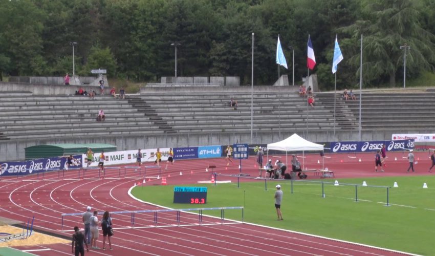400m Haies – Serie 2 – CAM – Championnats de France Jeunes CA JU – 21/07/2018 – Bondoufle