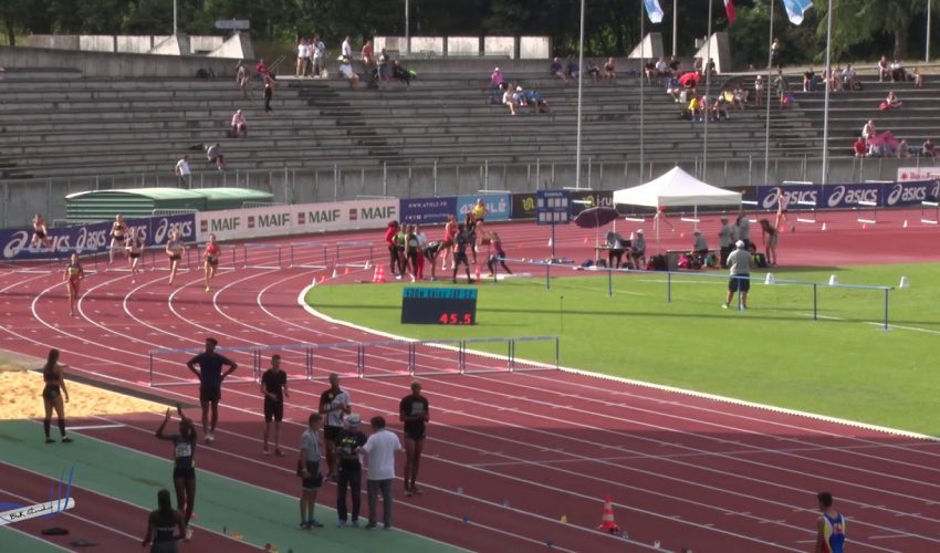 400m Haies – Serie 2 – JUF – Championnats de France Jeunes CA JU – 21/07/2018 – Bondoufle