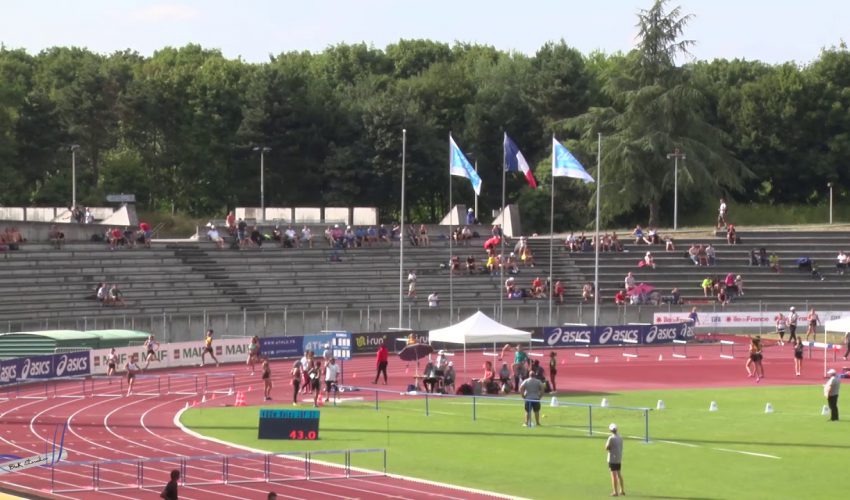 400m Haies – Serie 3 – JUF – Championnats de France Jeunes CA JU – 21/07/2018 – Bondoufle