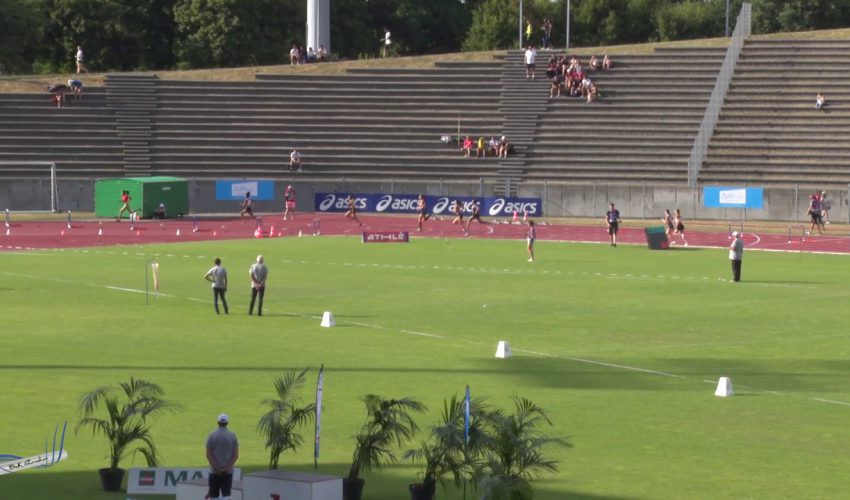 400m Haies – Serie 4 – CAF – Championnats de France Jeunes CA JU – 21/07/2018 – Bondoufle
