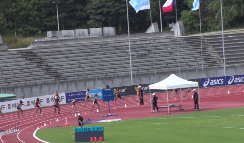 4x100m – Finale – CAF – Championnats de France Jeunes CA JU – 22/07/2018 – Bondoufle