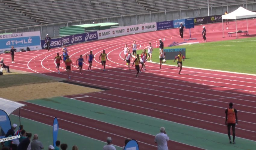 4x100m – Finale – CAM – Championnats de France Jeunes CA JU – 22/07/2018 – Bondoufle