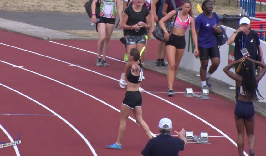 4x100m – Finale – JUF – Championnats de France Jeunes CA JU – 22/07/2018 – Bondoufle