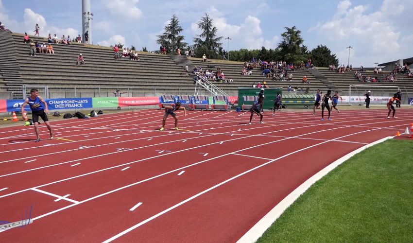 4x100m – Finale – JUM – Championnats de France Jeunes CA JU – 22/07/2018 – Bondoufle