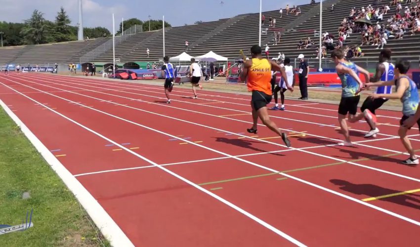 4x100m – Serie 1 – CAM – Championnats de France Jeunes CA JU – 22/07/2018 – Bondoufle
