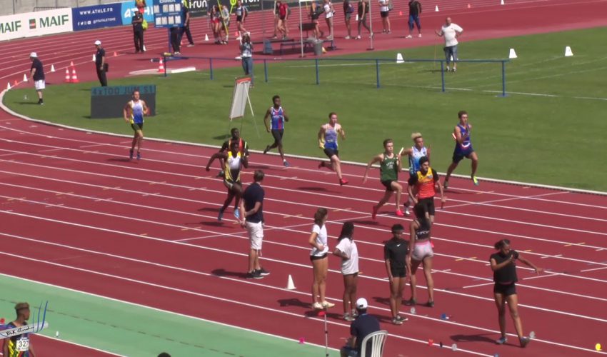 4x100m – Serie 1 – JUM – Championnats de France Jeunes CA JU – 22/07/2018 – Bondoufle