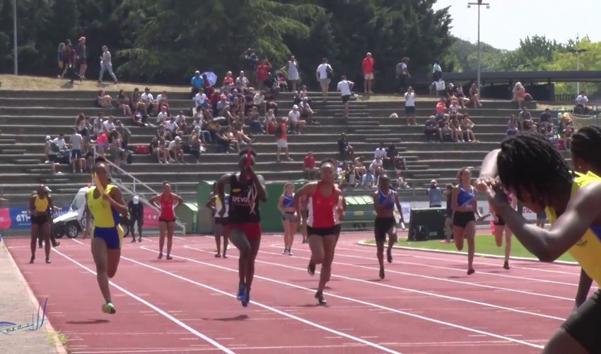 4x100m – Serie 2 – CAF – Championnats de France Jeunes CA JU – 22/07/2018 – Bondoufle
