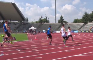 4x100m – Serie 3 – CAM – Championnats de France Jeunes CA JU – 22/07/2018 – Bondoufle