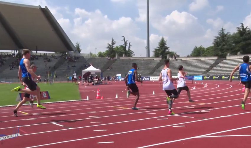 4x100m – Serie 3 – CAM – Championnats de France Jeunes CA JU – 22/07/2018 – Bondoufle