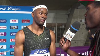 Interview Aurel MANGA – Diamond League Meeting de Paris – 30/06/2018