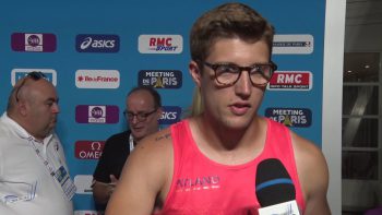 Interview Axel CHAPELLE – Diamond League Meeting de Paris – 30/06/2018
