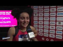 Interview AELYS GENTE – Meeting de Paris Bercy 27/01/2019 – 60m Haies 8″88