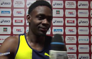 Interview MARVIN RENE – Meeting de Paris Bercy 27/01/2019 – 60m 6″80