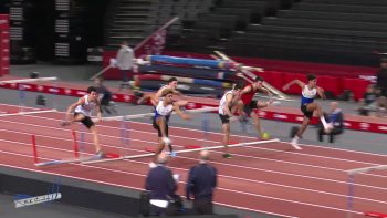 60m Haies – Finale B – JUM – Championnat Régionaux Ca & Ju 27/01/2019 – Bercy