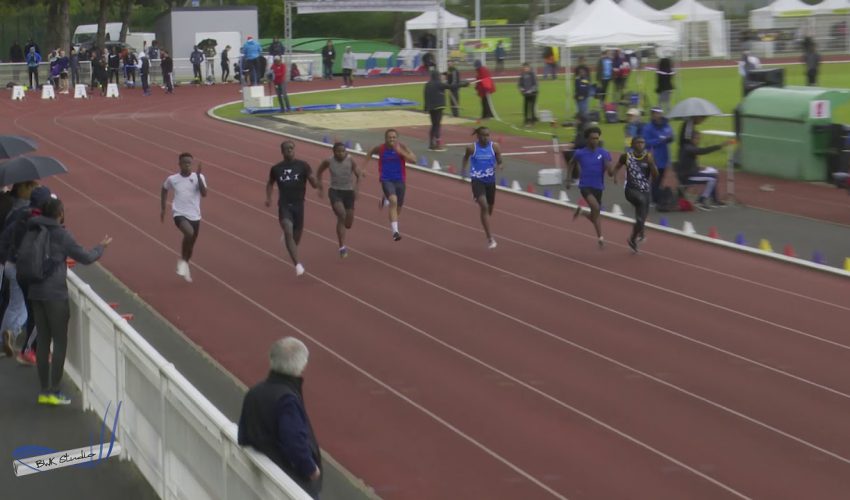 100m – Finale 5 – TCM – Meeting de Villejuif 28/04/2019 – Villejuif