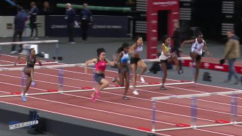 60m Haies – Finale A – JUF – Championnat Régionaux Ca & Ju 27/01/2019 – Bercy