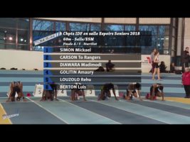 60m – Finale A – ESM – Championnat Regionaux 20/01/2018 – Eaubonne