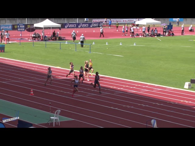 200m – Serie 2 – JUF – Championnats de France Jeunes CA JU – 21/07/2018 – Bondoufle
