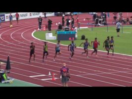 100m – Serie 3 – JUM – Championnats de France Jeunes CA JU – 20/07/2018 – Bondoufle